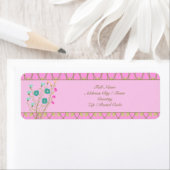 Twee schoppen roze etiket (Insitu)