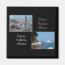 Twee schoten van Puerto Vallarta Magnet