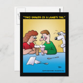 "Twee schudden van een lamsstaart" Briefkaart (Voorkant / Achterkant)