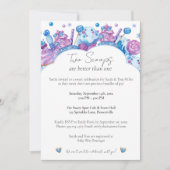 Twee Scoops Sweet Twin Baby shower Uitnodiging (Voorkant)