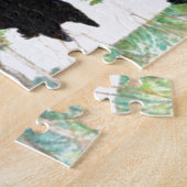 Twee Scottie Dogs die wachten op de kerstman Legpuzzel (Zijkant)