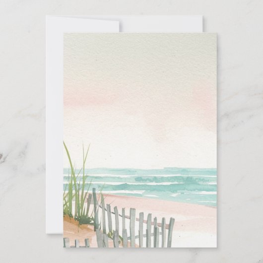 Twee Seagulls Ocean Beach Hence Art Elegante bruil Kaart (Achterkant)