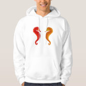 Twee Seapaarden Zee Life Hoodie (Voorkant)