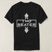 Twee Seater 2 Seater Papa Joke Funny Thoole T-shirt (Design voorkant)