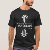 Twee seater Arrow. Funny T Two Seater T-shirt (Voorkant)