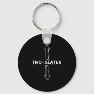 Twee Seater Vuile Humor Grappig Sarcastisch Offens Sleutelhanger