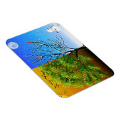 Twee seizoenen, één boom magneet (Rechterzijde)