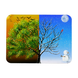 Twee seizoenen, één boom magneet