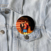 Twee senatoren, één staat ronde button 7,6 cm (In situ)