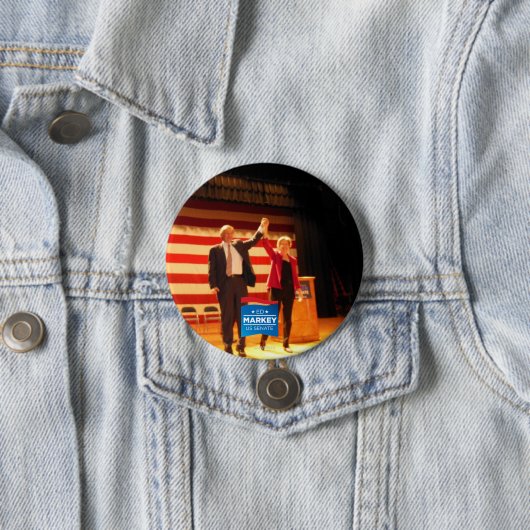 Twee senatoren, één staat ronde button 7,6 cm (In situ)