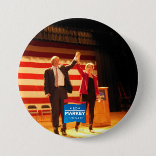 Twee senatoren, één staat ronde button 7,6 cm