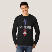 Twee serveersters grappigste van de dag van de Am T-shirt (Voorkant volledig)