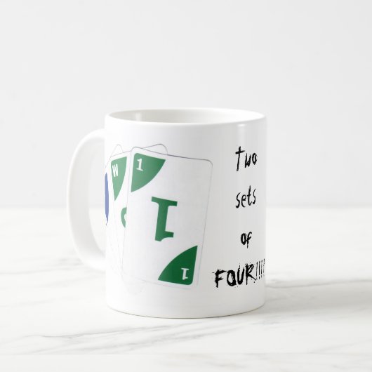 Twee sets van vier! koffiemok (Voorkant links)