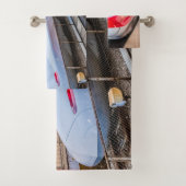 Twee Shinkansen op het Tokyo-station Bad Handdoek (Insitu)