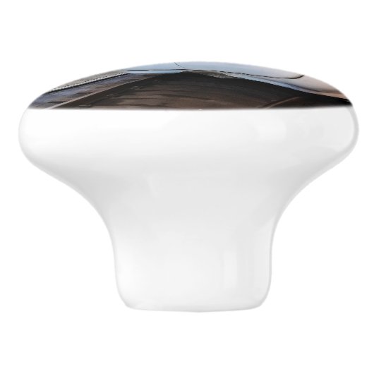 Twee Shinkansen op het Tokyo-station Keramische Knop (Zijkant)