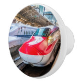 Twee Shinkansen op het Tokyo-station Keramische Knop (Rechts)