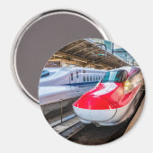 Twee Shinkansen op het Tokyo-station Magneet (Voorkant / Achterkant)