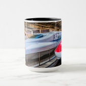 Twee Shinkansen op het Tokyo-station Mok (Midden)