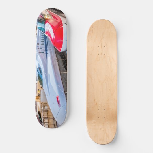 Twee Shinkansen op het Tokyo-station Persoonlijk Skateboard (Voorkant)