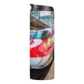 Twee Shinkansen op het Tokyo-station Thermosbeker (Geroteerd rechts)