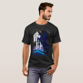 Twee Shirten Unicorns en Waves T-shirt (Voorkant volledig)
