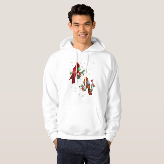 Twee Shirten van kerkvogels Hoodie (Voorkant volledig)