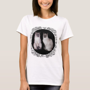 Twee Siamese katten T-shirt