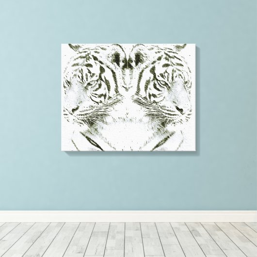 Twee Sides, Twee Uitzichten_Stretched Canvas Druk (Insitu (Houten vloer))