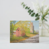 Twee Silos - Sussex County NJ Briefkaart (Staand voorkant)