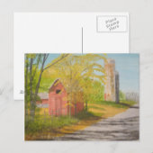 Twee Silos - Sussex County NJ Briefkaart (Voorkant / Achterkant)