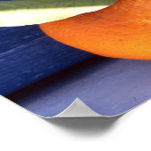 Twee Sinaasappels waardepapier Poster (steen) (Hoek)
