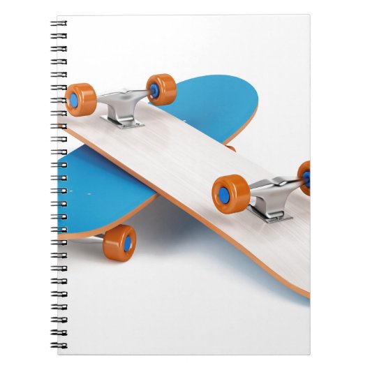 Twee skateboards notitieboek (Voorkant)