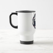 Twee Skye Terriërs Keltische Reis Mug Reisbeker (Links)