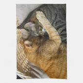 Twee slaaptabletten theedoek (Verticaal)