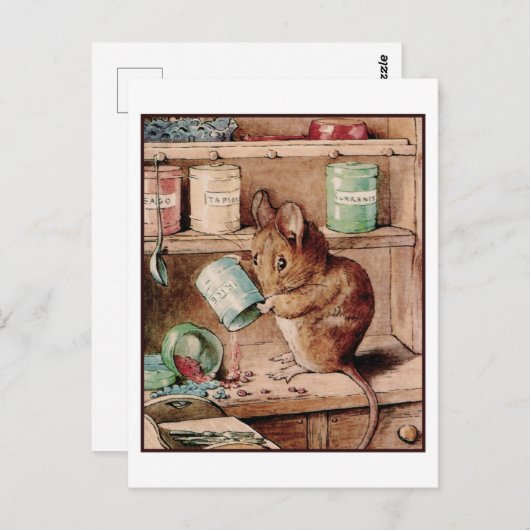 Twee slechte muizen door Beatrix Potter Briefkaart (Voorkant / Achterkant)