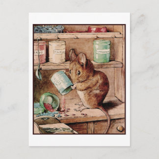 Twee slechte muizen door Beatrix Potter Briefkaart