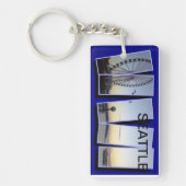 TWEE SLEUTELRINGEN MET ZEEPZETTEL SLEUTELHANGER (Voorkant)