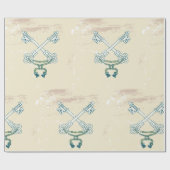 Twee sleutels samen Verpakkingspapier Cadeaupapier (Vlak)