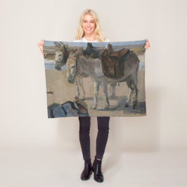 Twee sleutels (van Isaac Israëels) Fleece Deken