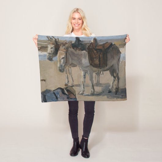 Twee sleutels (van Isaac Israëels) Fleece Deken (In situ)