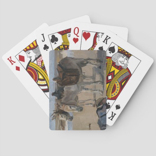 Twee sleutels (van Isaac Israëels) Pokerkaarten (Achterkant)