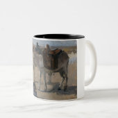 Twee sleutels (van Isaac Israëels) Tweekleurige Koffiemok (Voorkant rechts)