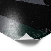 Twee sleuven staan in de maanlichte Romantische sc Foto Afdruk (Hoek)