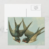 Twee  slikken briefkaart (Voorkant / Achterkant)