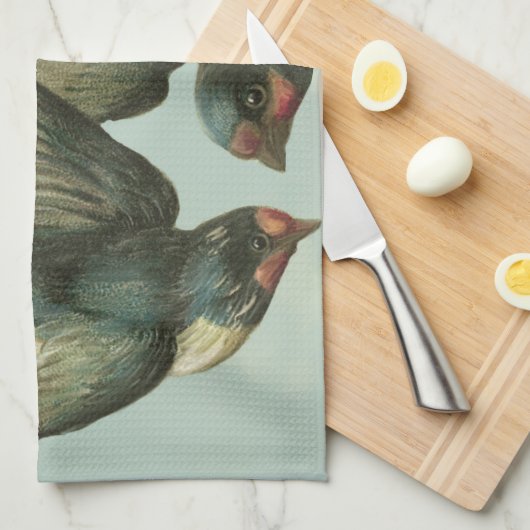 Twee  slikken theedoek (Quarter Fold)