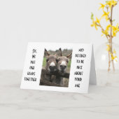 TWEE SLIMME 'A's' MAAKT DE LEEFTIJD VAN FUN SISTER Kaart (Gele Bloem)