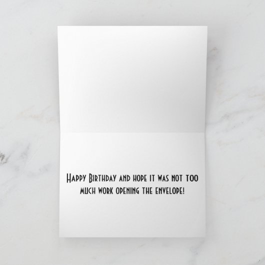 TWEE SLIMME "A's" MAKEN GRAPPEN OVER JE LEEFTIJD E Kaart (Binnen)