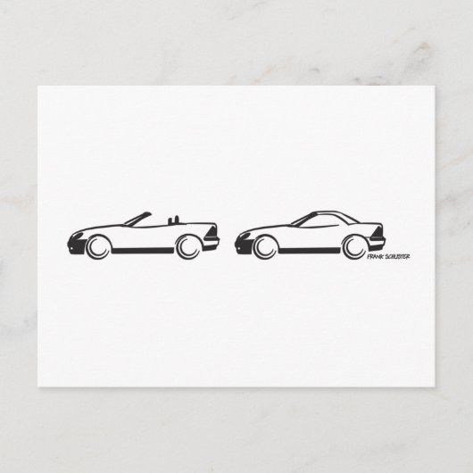 Twee SLK's Briefkaart (Voorkant)