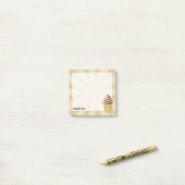 Twee Smaken IJscupas Post-it® Notes (Op bureau)