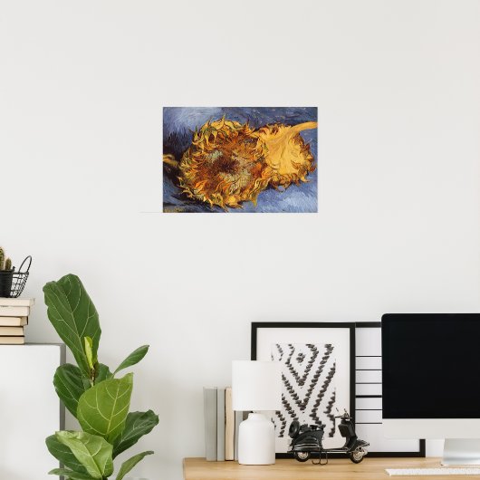 Twee sneeuwbloemen door Vincent van Gogh Poster (Thuiskantoor)